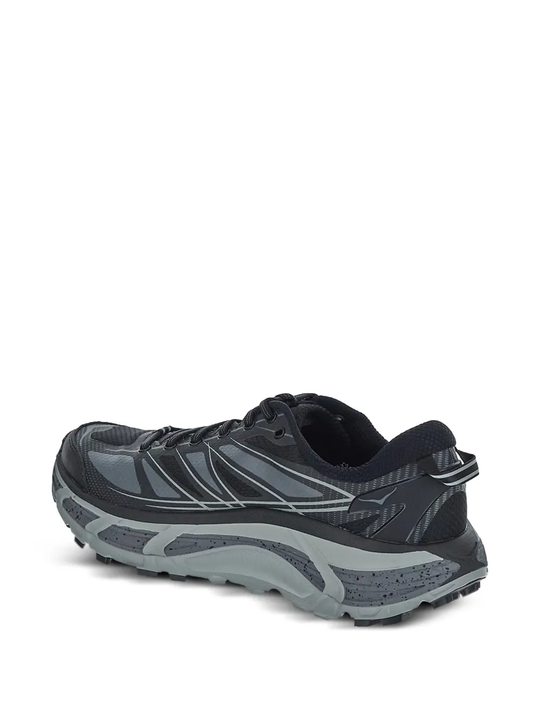 Black sneakers, side view