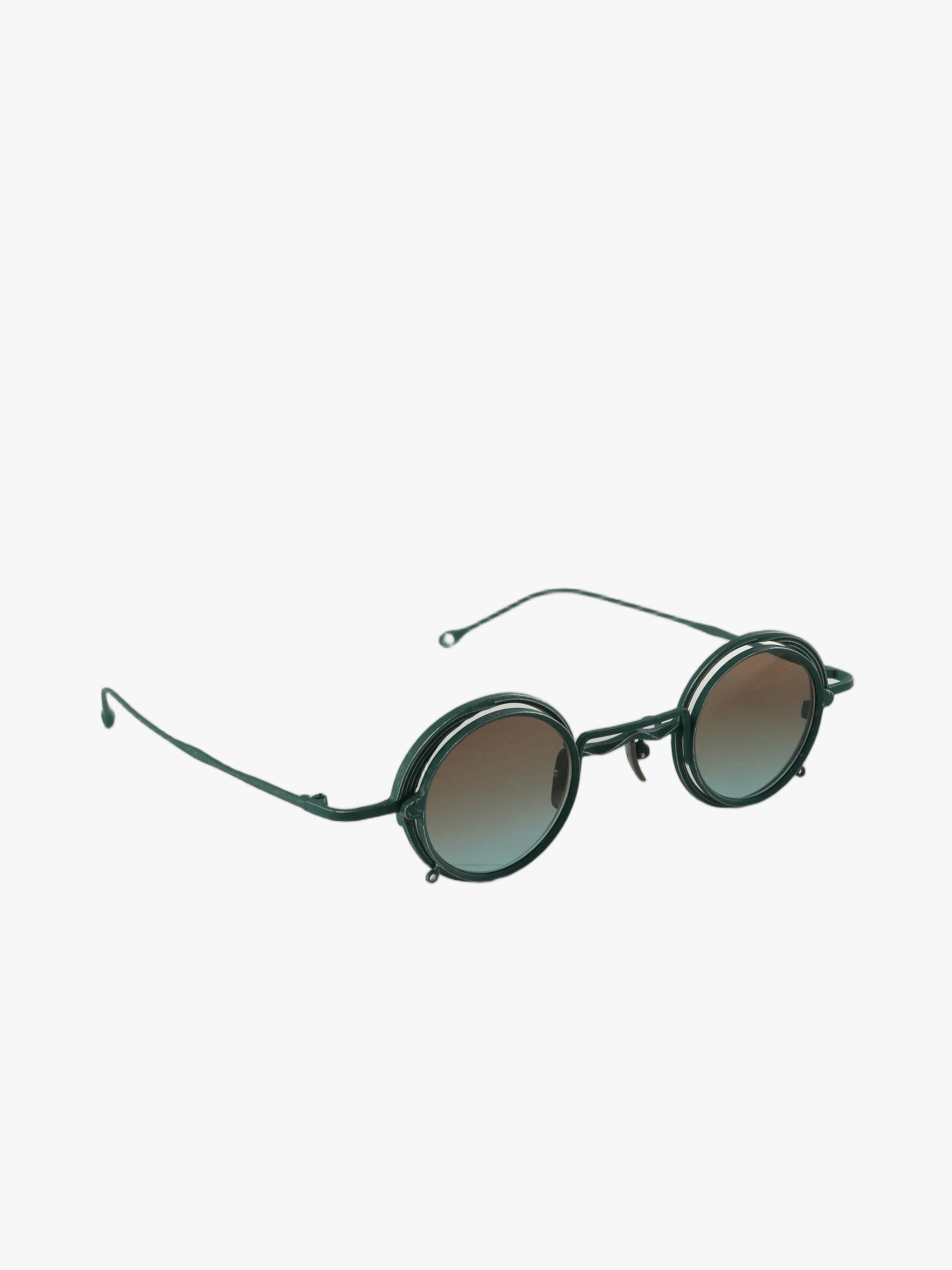 Green eyewear, front view