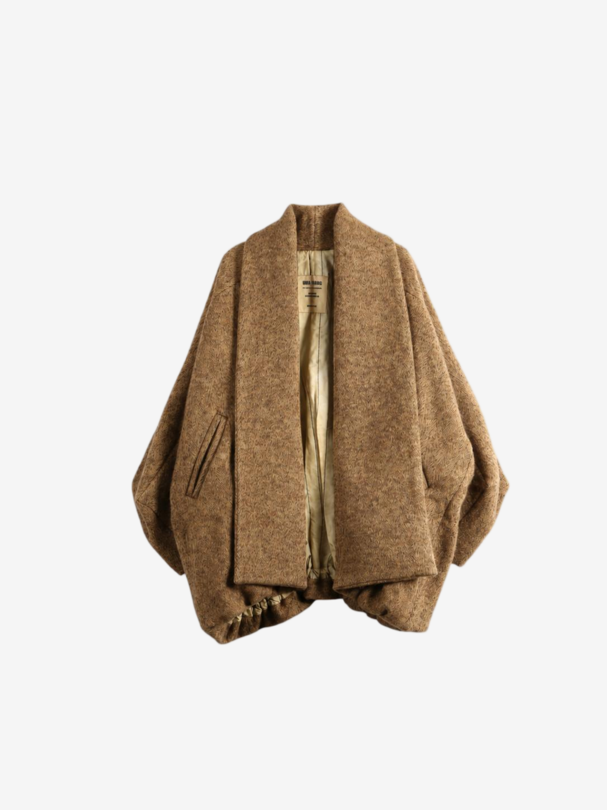 Brown jacket, front view