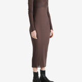 Brown dresses, full body view