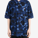Navy t-shirt, full body view