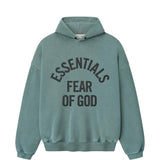 Green hoodie, front view