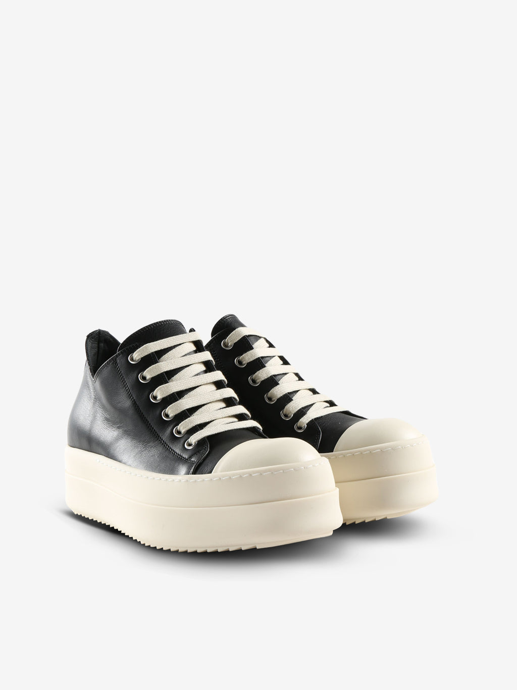 RICK OWENS - Women Scarpe In Pelle Mega Bumper Low Sneakers