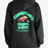 Black jacket worn by a person, showing the jacket's fit