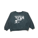 Navy hoodie, front view