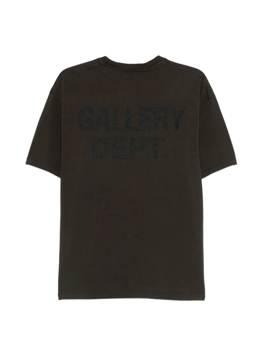 Black t-shirt, front view