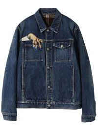 UNDERCOVER MEN BAND PATCHES DENIM VEST