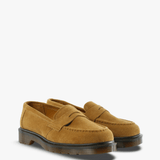 Tan shoes, front view