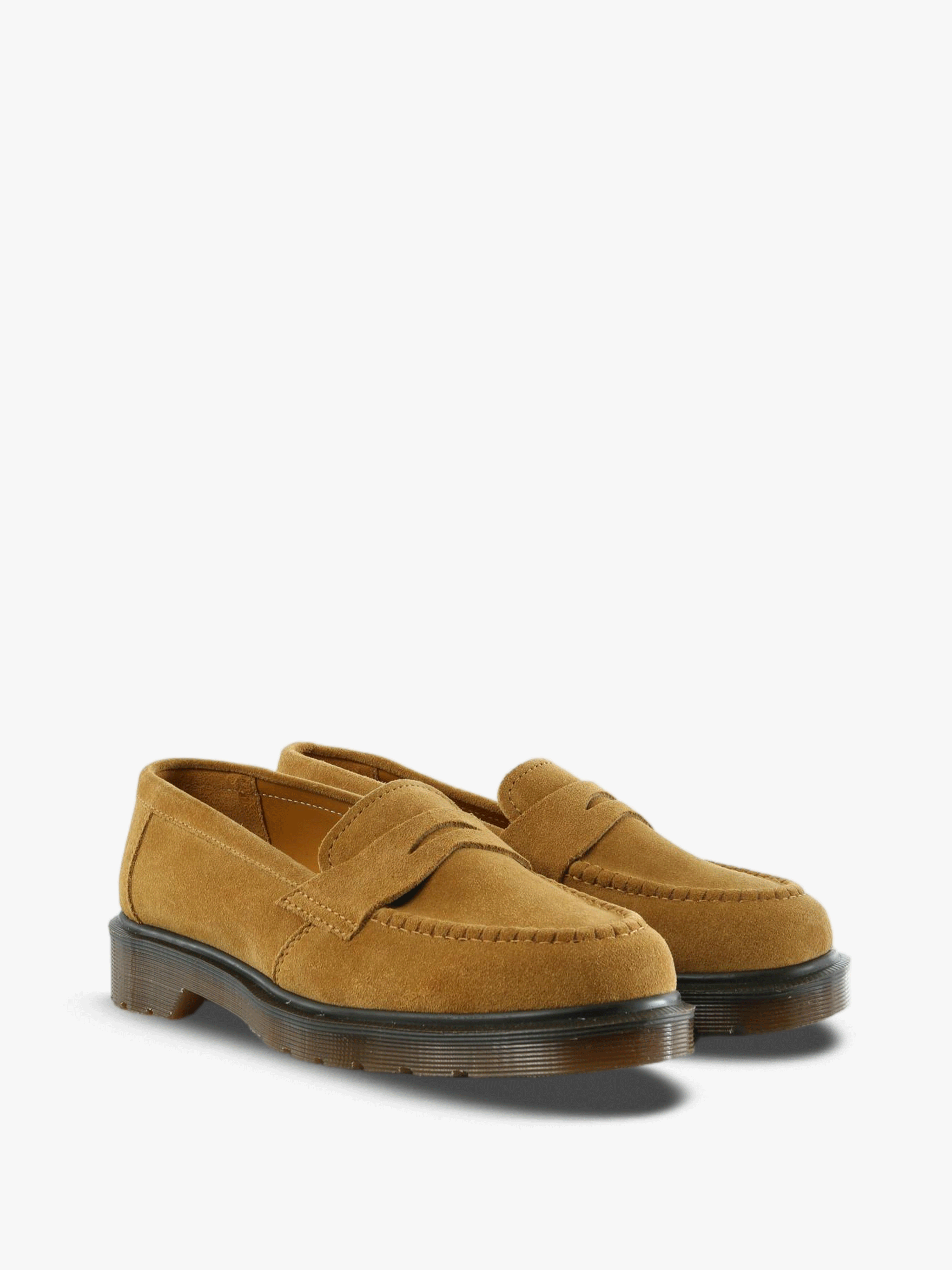 Tan shoes, front view