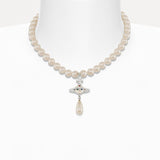 VIVIENNE WESTWOOD - Women One Row Pearl Drop Choker