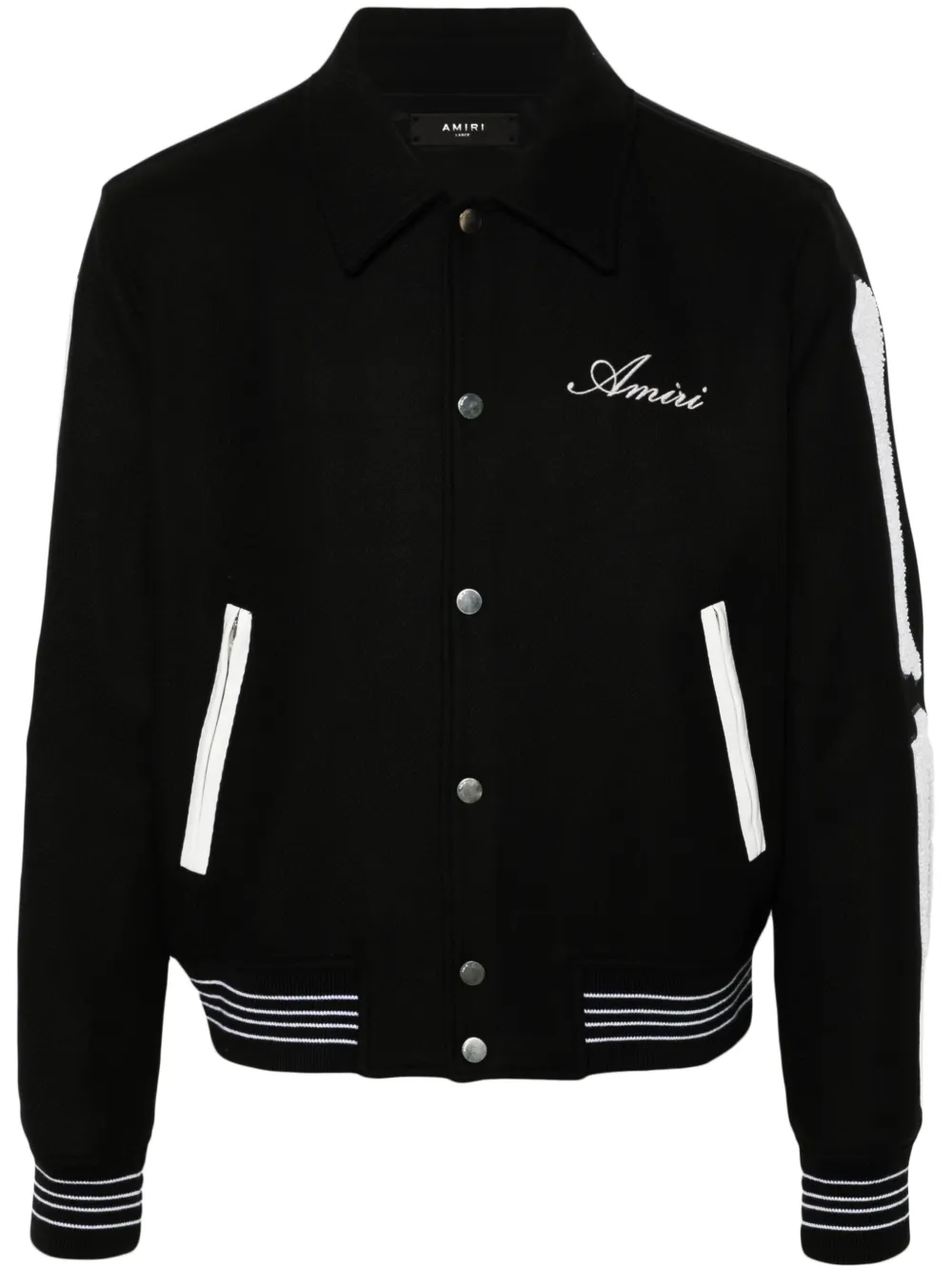 Black coat,front view