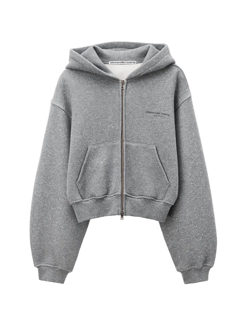 Grey hoodie, front view