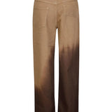 Brown trousers, back view