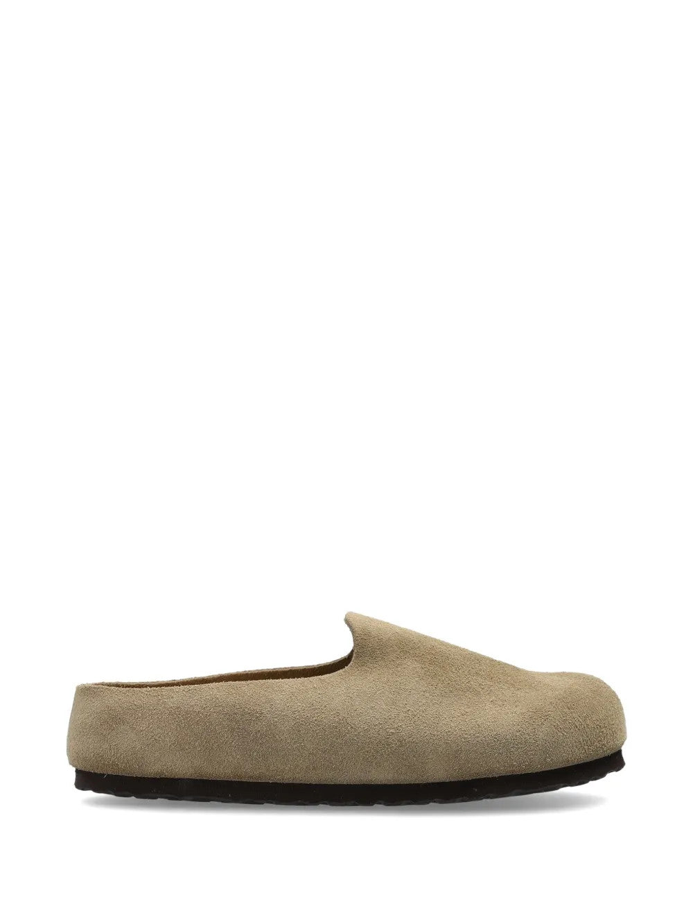 Tan sandals, front view
