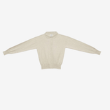 Tan sweater, full view