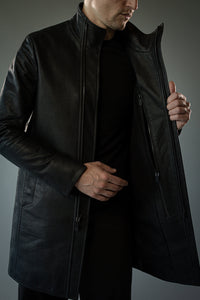 RORKE BADER - Men Terminal Leather Coat