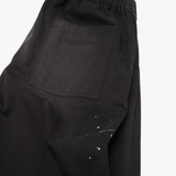 Close up of Black jeans, showing detail