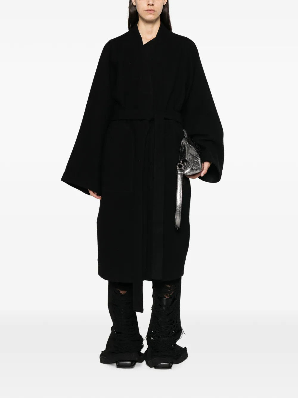 Black jacket, full body view