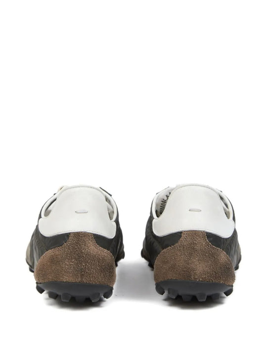 Black sneakers, back view