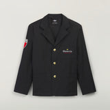 black blazer,front view