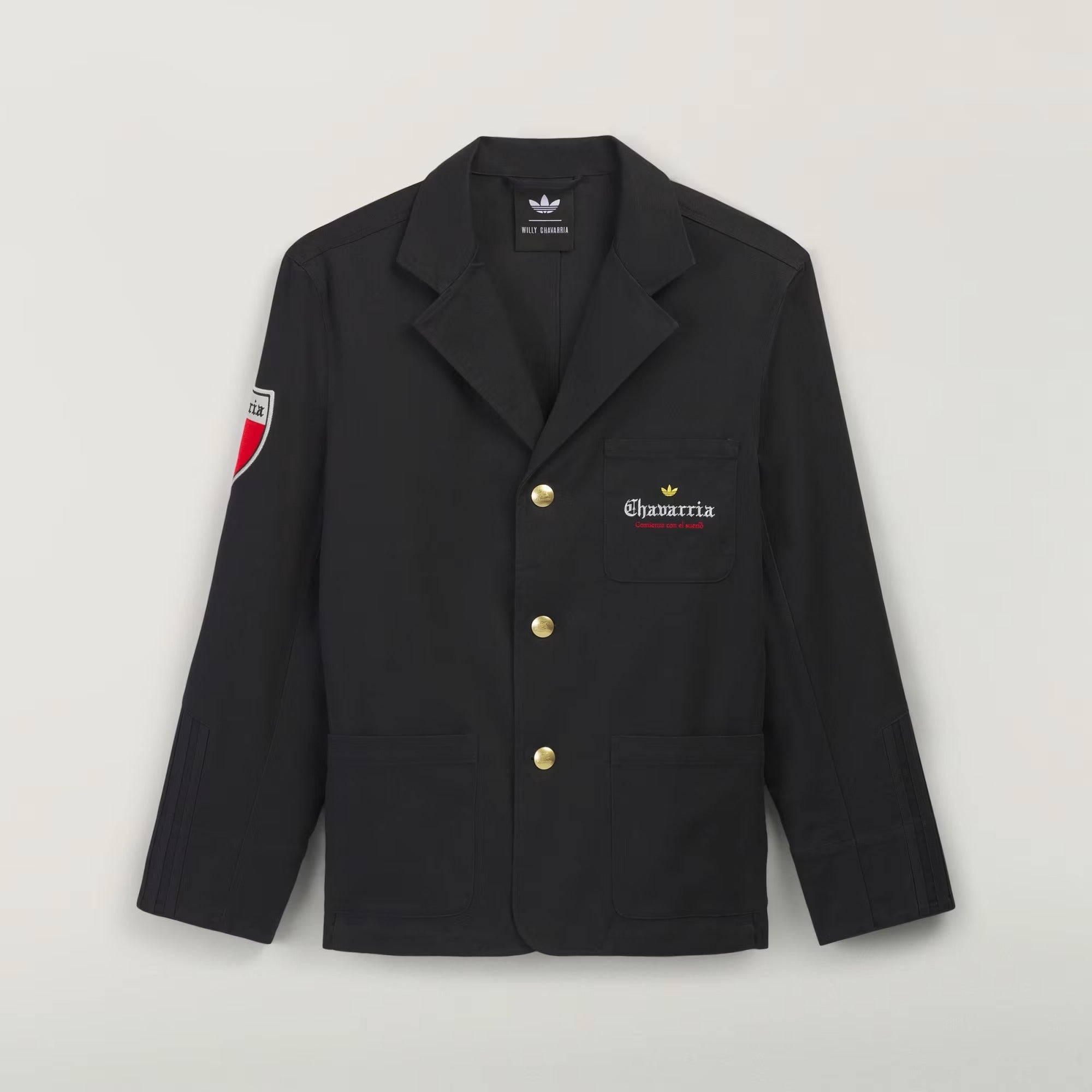 black blazer,front view
