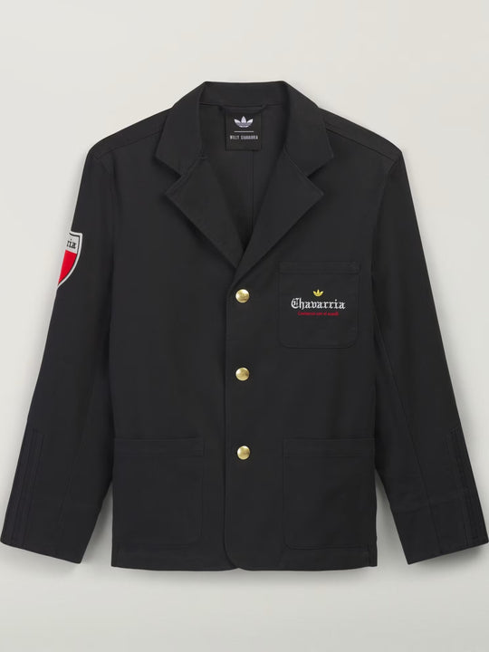 black blazer,front view