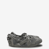 Grey sneaker, front view