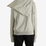 Grey hoodie, full body view