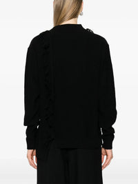 Y'S - Women Jagged Edge Knit JQ Sweater