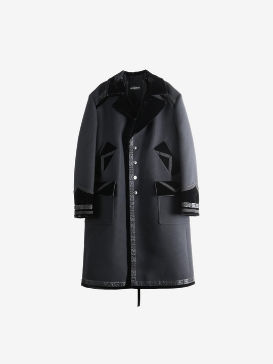 Black jacket, front view