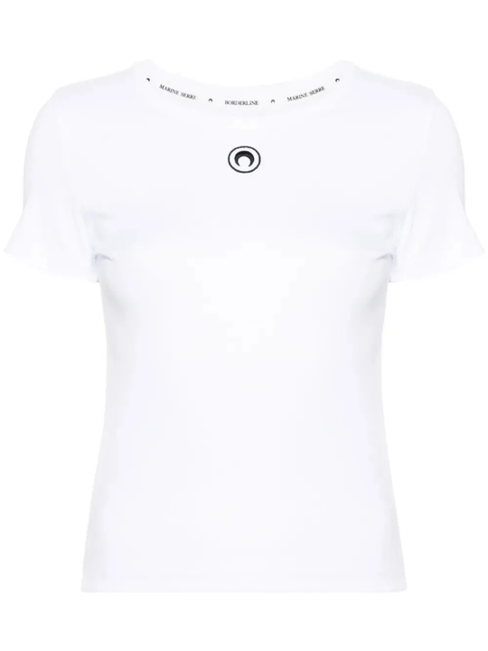 White t-shirt, front view