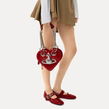 Red bag, front view
