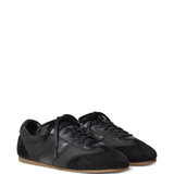 Black sneakers, side view