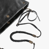 Close up of Black bag, showing detail