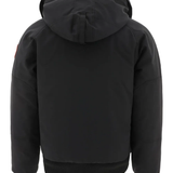 Black jackets-coats, back view