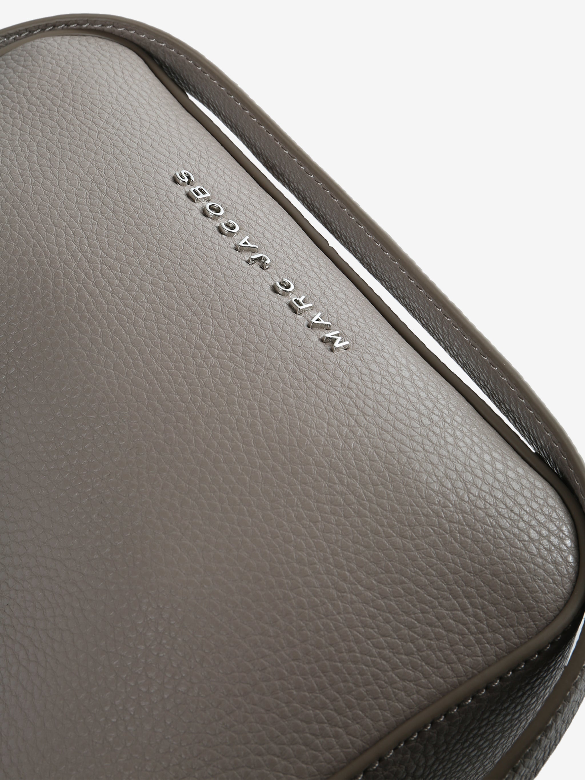 Close up of brown bag,showing texture of the leather fabric