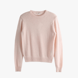 Pink sweater, front view