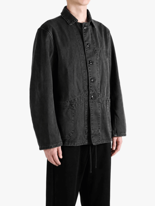 Black jacket, full body view