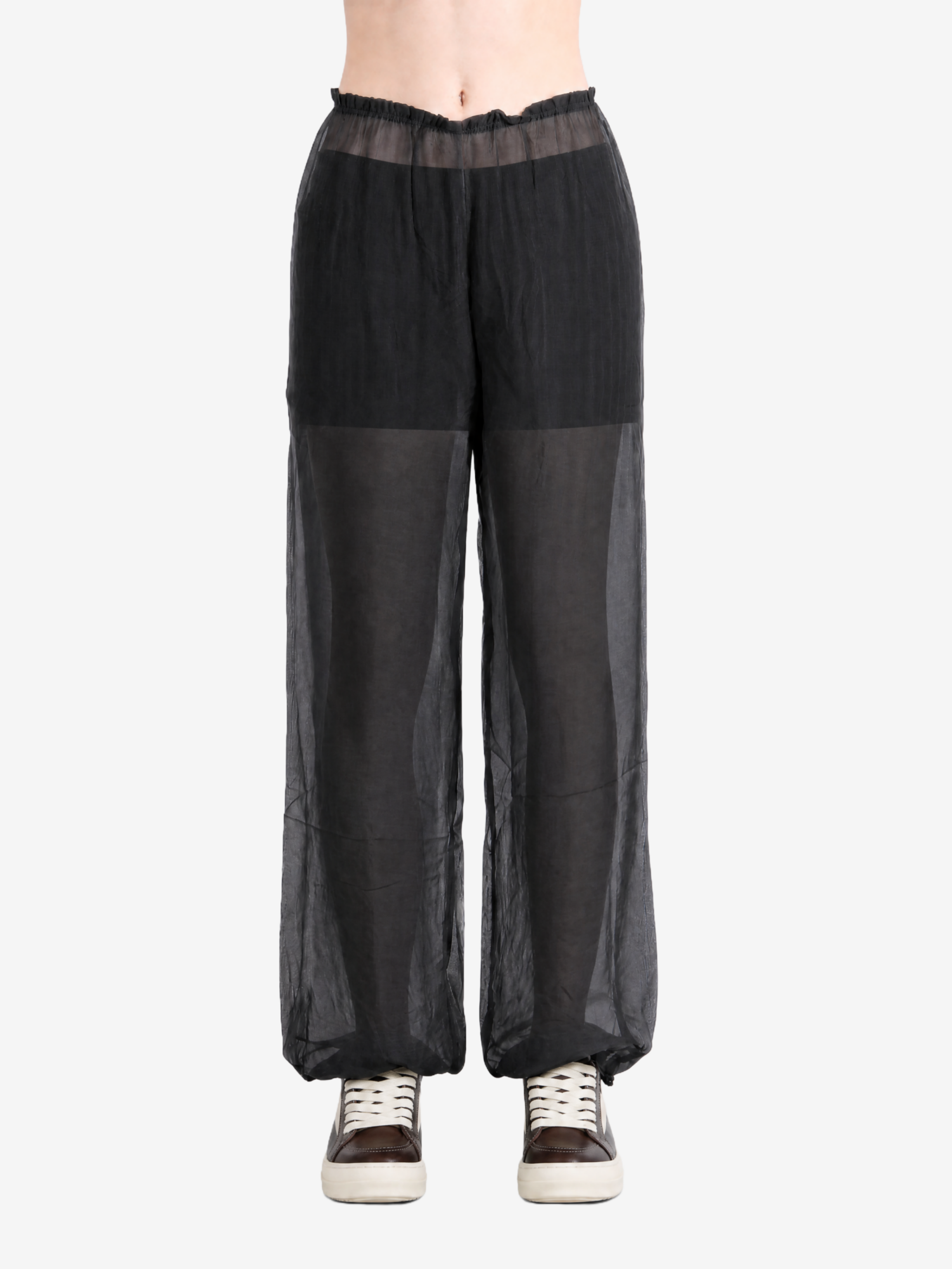 Black pants, full body view