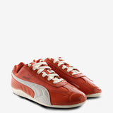 Orange sneakers,front view