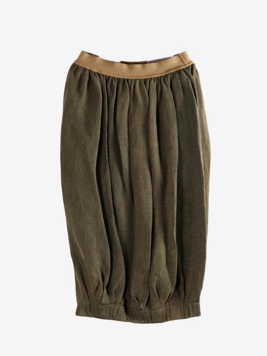 Brown skirt, front view