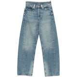 Blue jeans, front view