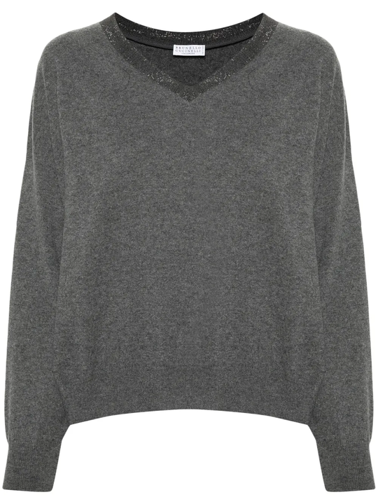 Grey knitwears, front view