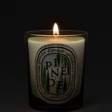 White candle, front view