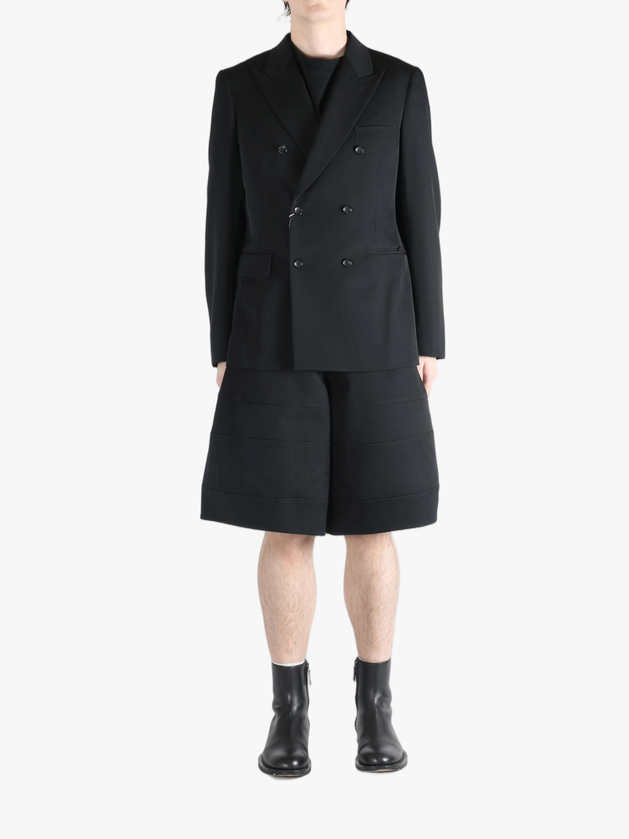 Black jackets, full body view