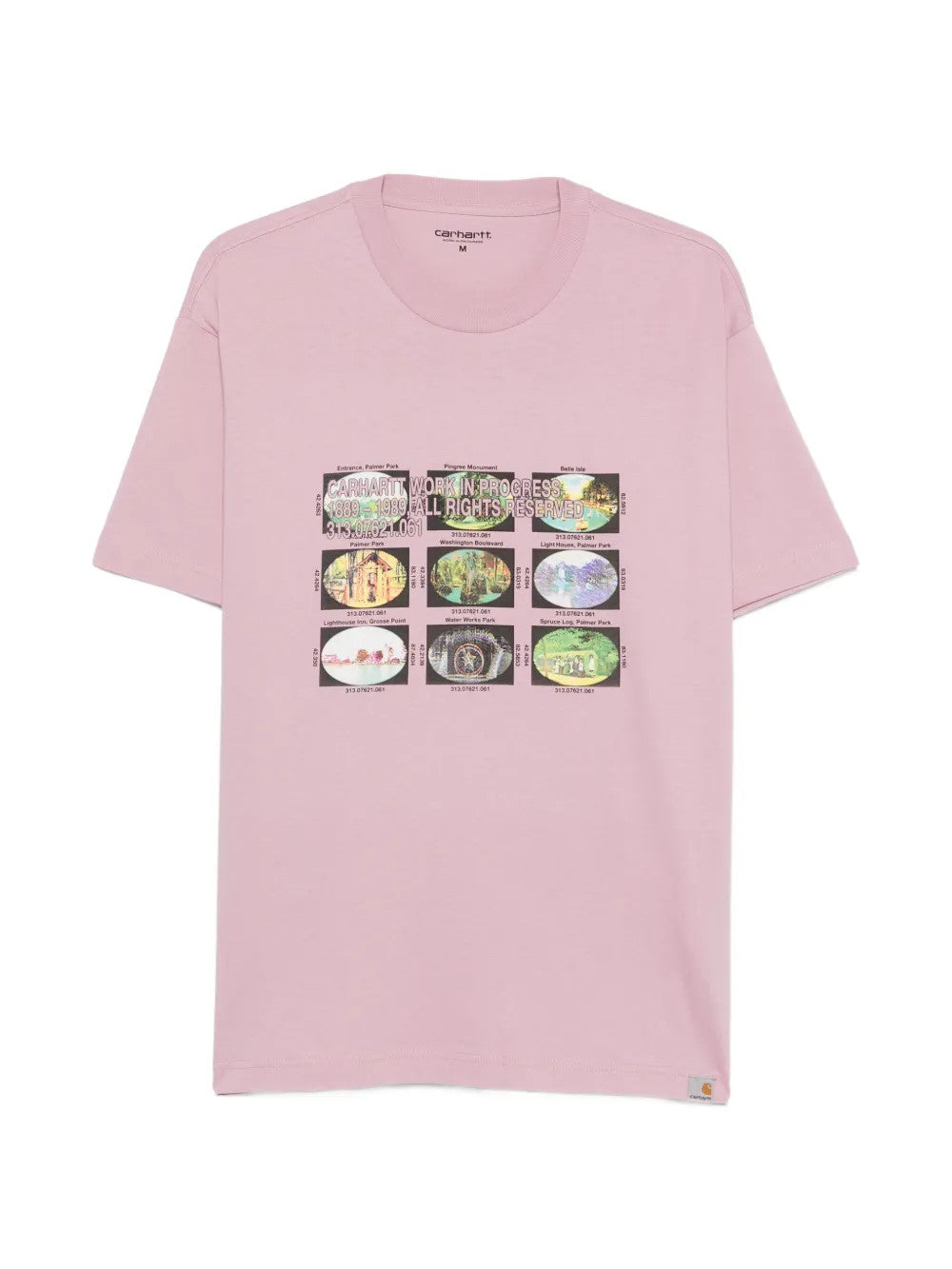 Pink t-shirt, front view