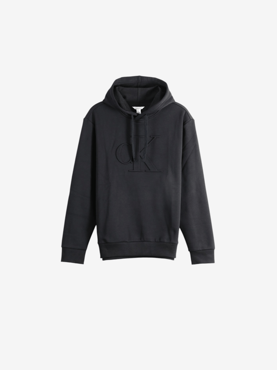 Black hoodie, front view