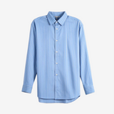 Blue shirt, front view