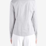 AMOMENTO - Women  Neck Shirring Shirt