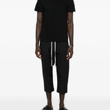 Black t-shirts, full body view